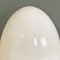 Modern Italian White Marble Egg Shaped Sculpture, 1980s 5