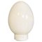 Modern Italian White Marble Egg Shaped Sculpture, 1980s 1