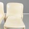 Mid-Century Italian Beige Plastic Chairs Selene attributed to Vico Magistretti Artemide, 1960, Set of 4 8