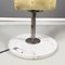 Mid-Century Modern Italian Floor Lamp in Cocoon, White Marble & Metal, 1960s 8