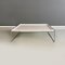 Modern Italian Steel White Plastic Trays Coffee Table by Piero Lissoni for Kartell, 1990s 4