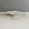 Table Basse Moderne en Acier avec Plateaux en Plastique Blanc par Piero Lissoni pour Kartell, Italie, 1990s 6