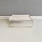 Modern Italian Steel White Plastic Trays Coffee Table by Piero Lissoni for Kartell, 1990s 3