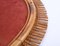 Mid-Century French Riviera Oval Wall Mirror with Bamboo and Rattan Frame by Franco Albini, 1960s 9