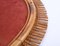 Mid-Century French Riviera Oval Wall Mirror with Bamboo and Rattan Frame by Franco Albini, 1960s, Image 9