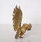 Italian Gold Plated Fighting Cockerel Ornaments, 1960s, Set of 2 4