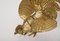 Decorazioni a forma di galletto da combattimento placcate in oro, Italia, anni '60, set di 2, Immagine 15