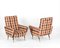 Mid-Century Italian Armchairs with Check Fabric by Marco Zanuso, 1950s, Set of 2 6