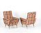 Mid-Century Italian Armchairs with Check Fabric by Marco Zanuso, 1950s, Set of 2, Image 6