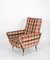 Mid-Century Italian Armchairs with Check Fabric by Marco Zanuso, 1950s, Set of 2, Image 15