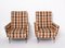 Mid-Century Italian Armchairs with Check Fabric by Marco Zanuso, 1950s, Set of 2 4