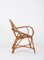 Mid-Century Italian Shell-Shaped Armchair in Rattan and Bamboo by Franco Albini, 1950s, Image 6