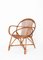 Mid-Century Italian Shell-Shaped Armchair in Rattan and Bamboo by Franco Albini, 1950s 9