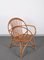 Mid-Century Italian Shell-Shaped Armchair in Rattan and Bamboo by Franco Albini, 1950s, Image 10