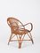 Mid-Century Italian Shell-Shaped Armchair in Rattan and Bamboo by Franco Albini, 1950s, Image 3
