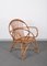 Mid-Century Italian Shell-Shaped Armchair in Rattan and Bamboo by Franco Albini, 1950s, Image 2