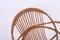 Mid-Century Italian Shell-Shaped Armchair in Rattan and Bamboo by Franco Albini, 1950s, Image 8