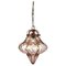 Mid-Century Italian Handblown Murano Pink Glass Pendant Light from Seguso, 1940s 2