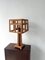 Lampada da tavolo in legno prototipo, Francia, Immagine 1