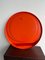 Vintage Orange Plastic Mirror, Image 3