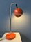 Lámpara de mesa Gepo Eyeball roja, años 70, Imagen 2