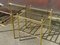 Mid-Century Modern Italian Nightstands in Brass and Glass, 1980s, Set of 2, Image 4