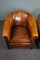 Leather Club Chairs with Black Piping, Set of 2 5