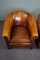 Leather Club Chairs with Black Piping, Set of 2, Image 5