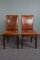 Leather Dining Room Chairs, Set of 6 2