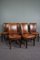 Leather Dining Room Chairs, Set of 6, Image 1