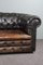 Divano Chesterfield antico a 3 posti, Immagine 6