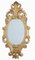 Italian Gilt Rococo Mirror Carved Frame Oval Glass, Image 1