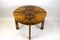 20th Century Art Deco Round Coffee Table in Burr Walnut, 1920s 3