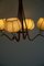 Mid-Century Modern Swedesh Teak Chandelier, 1950s 7