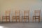 Modern Italian Dining Chairs in Beech and Wicker by Gio Ponti, 1960s, Set of 4 7