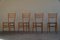 Moderne Italienische Esszimmerstühle aus Buche & Korbgeflecht von Gio Ponti, 1960er, 4er Set 6