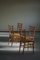 Sedie da pranzo moderne in faggio e vimini di Gio Ponti, Italia, anni '60, set di 4, Immagine 12