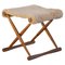 Mid-Century Modern Danish Foldable Stool, 1950s, Image 1