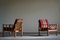 Mid-Century Modern Lounge Chairs in Oak by Henning Kjærnulf, 1960s, Set of 2, Image 12