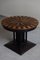 Art Deco Danish Round Coffee Table with Insteria, 1930s, Image 9