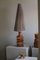 Lámpara de mesa sueca moderna y escultural de pino, años 60, Imagen 4