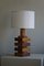 Modern Swedish Sculptural Table Lamp in Pine, 1960s, Image 8