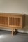 Credenza scultorea Mid-Century in quercia, Danimarca, anni '60, Immagine 13