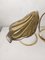 Leaf-Shaped Brass Table Lamps by Tommaso Barbi, 1960s, Set of 2, Image 10