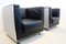 Set of Leather & Aluminium Armchairs by Kunihide Oshinomi for Matteo Grassi 6