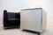 Set of Leather & Aluminium Armchairs by Kunihide Oshinomi for Matteo Grassi 10