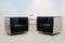 Leather & Aluminium Armchairs by Kunihide Oshinomi for Matteo Grassi, Set of 2 5