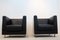 Leather & Aluminium Armchairs by Kunihide Oshinomi for Matteo Grassi, Set of 2 7