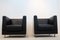 Set of Leather & Aluminium Armchairs by Kunihide Oshinomi for Matteo Grassi 7