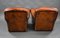 Antique Leather Club Chairs, 1920s, Set of 2, Image 4